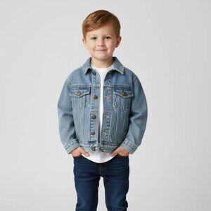 Vintage Kids Eddie Bauer Jean Jacket Size Small